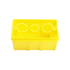 Caixa De Embutir Retangular 4x2 Amarela