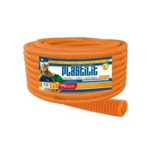 Eletroduto Corrugado Reforçado DN 25 ( 3/4" ) X 50 Metros Laranja